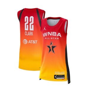 Caitlin Clark #22 WNBA All-Star Edition Women's Jersey - Red and Orange